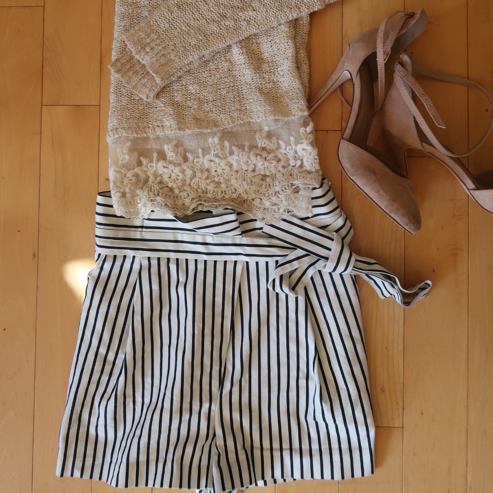 ZARA Shorts |Trafaluc Collection Striped Shorts XS - Picture 6 of 6